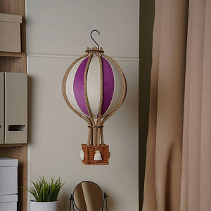 Декоративный воздушный шар MyMongolfier, пурпурный, 25 см